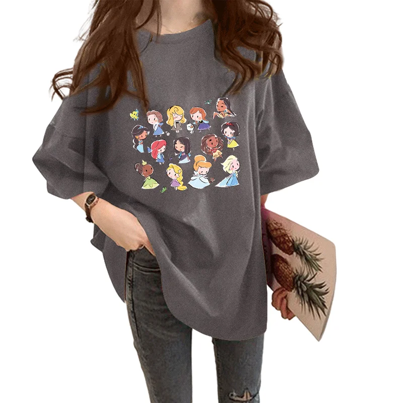 

Wholesale Summer Cartoon Printing Tops For Women Casual T-Shirt