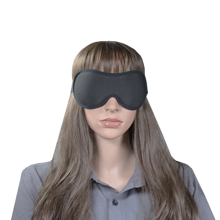 

3D memory foam Contoured Cup Sleeping eye care protection Mask Blindfold Concave Molded Night Sleep Mask