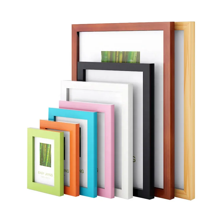 Wholesale Cheap Wooden Painting Frame A0 A1 A2 A3 A4 A5 5x7 11x14 24x36