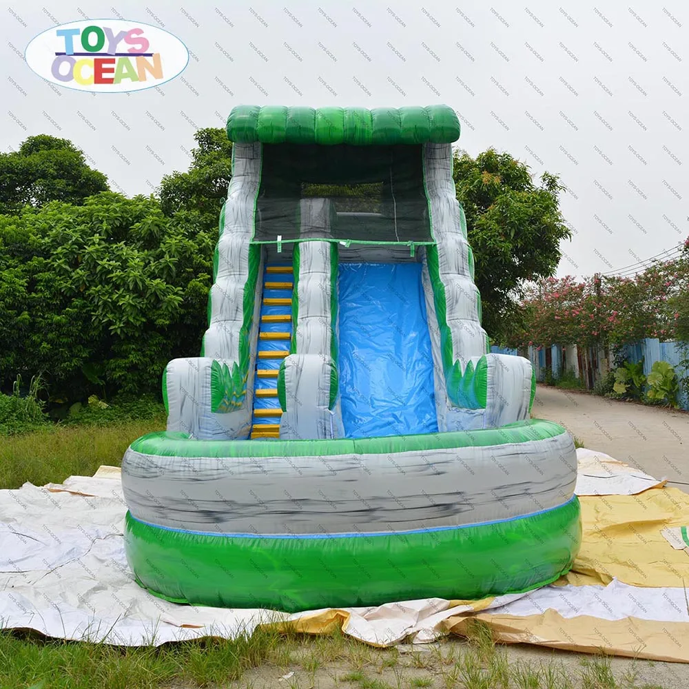 

2022 New arrive Commercial Grade Inflatable Water Double Lane Slide For Adult With Pool