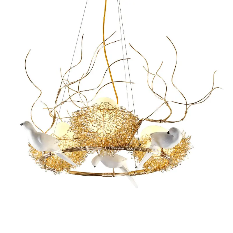 Nordic Modern Arne jacobsen lamp bird nest LED pendant lights