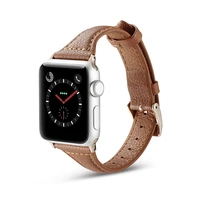 

Genuine Leather Strap For Apple Watch Band 40/44mm Business Style Strap For iWatch Wristband For Apple Watch 4/5 38/40mm Strap