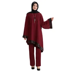 Newest Turkey Clothes Slim Sequins Chiffon Islamic Clothing Kimono 2020 Pleated Abaya Muslim Women