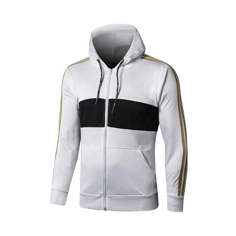 

2020 Stocked Man Thai Jacket Football Team Jacket with Zipper, Any colors can be made