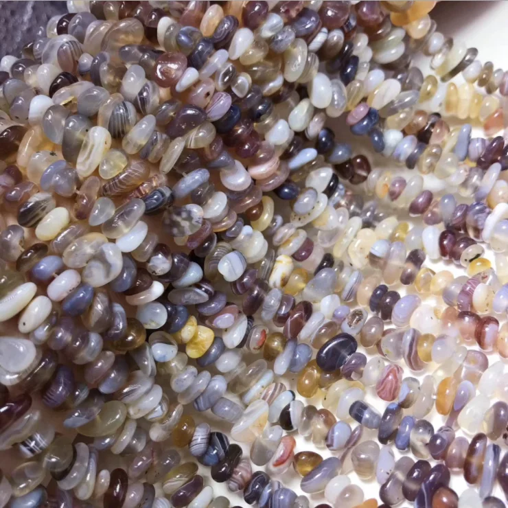 

Yiwu Wholesale Jewelry Making Supplies Natural Botswana Sardonyx Agate Chips Loose Beads