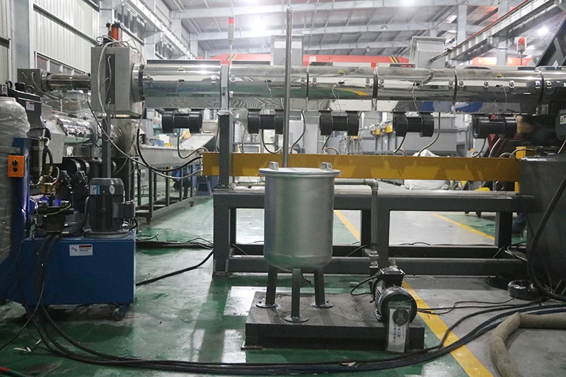 RSL Series Double Stages Plastic Pelletizing Machine For Washing Recycled Soft PE PP Material