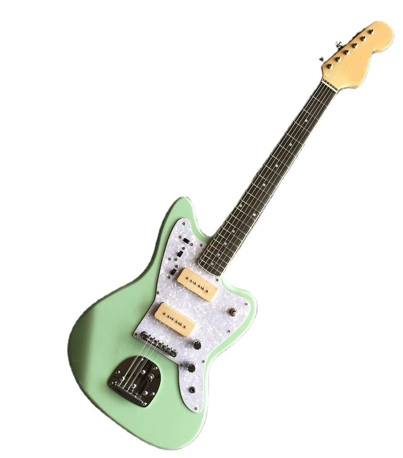 

Weifang Rebon seafoam green electric guitar