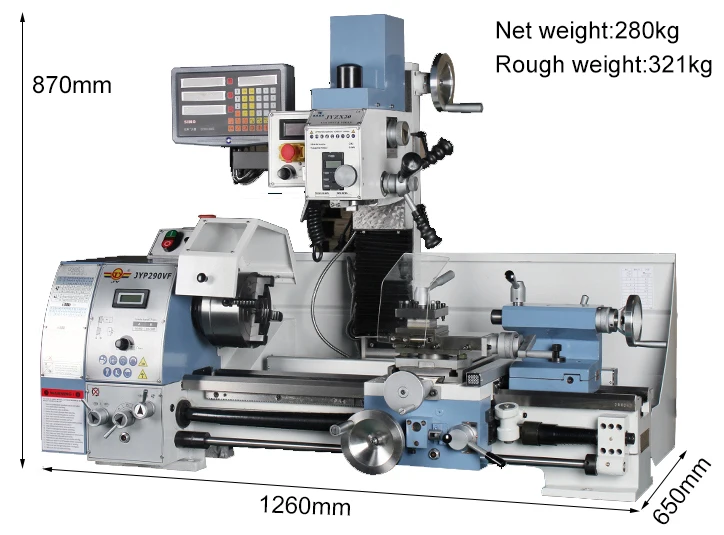 Gear Box Lathe Drilling And Milling Threeinone Multifunctional Manual