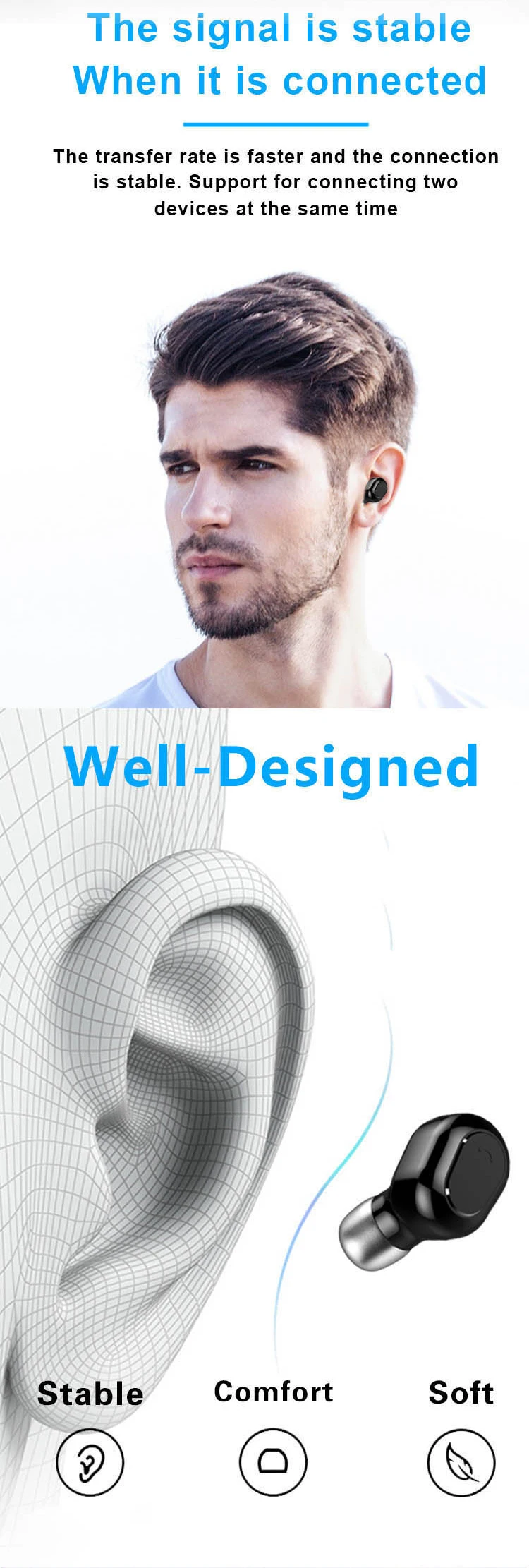 Handsfree For Mobile Phones Headphones Workout Gaming Headphones - ANKUX.COM