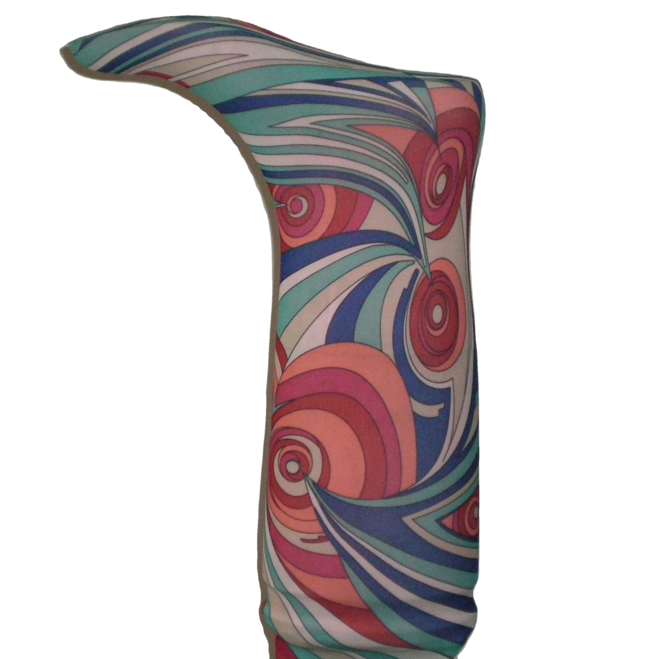 
Printed lining socks for women Rain boots lady PVC gumboots Botas 