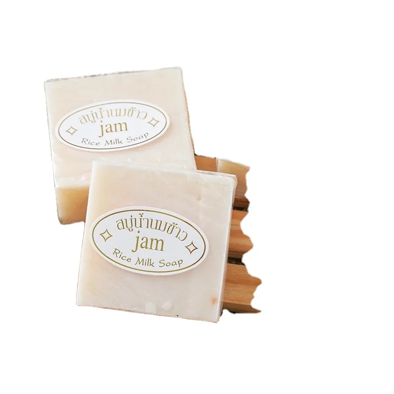 

Thailand JAM Skin Care Handmade Soap Whitening And Anti Aging Rice Milk Soap