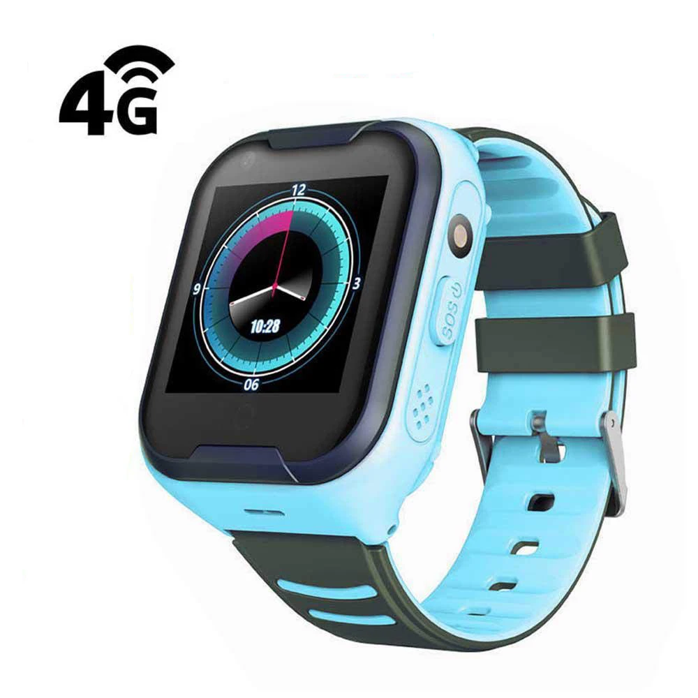 

4G Kids Smart Watch GPS Touch Screen SOS SIM Phone Call Waterproof Children Watch with Camera Kids Watches, Blue/pink