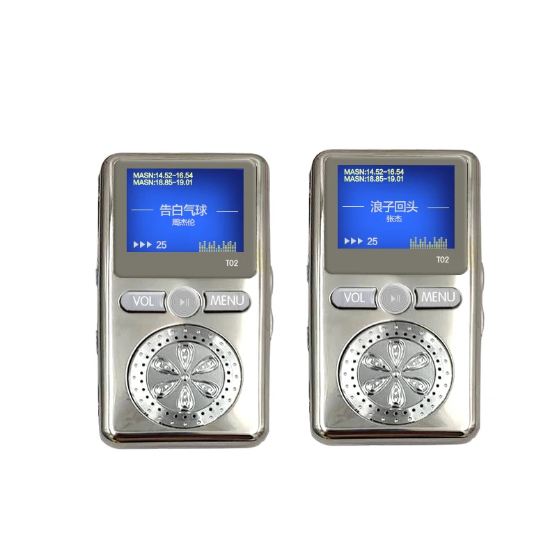 

High quality MP3 8G player mini student walkman mp3 external stainless steel body strong and durable