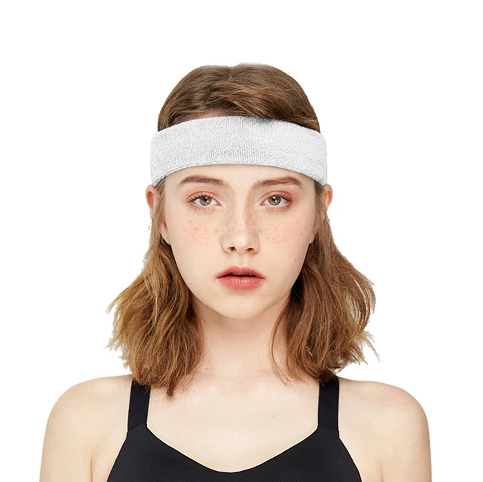

Sports men and women sweat absorption head protection running basketball fitness yoga custom sweatband headband