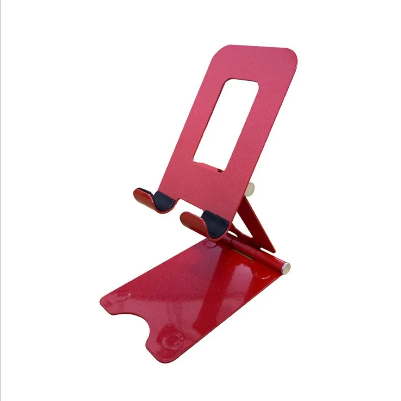 

Exhibition aluminium cell phone handphone mobile stand bracket for desk metal adjustable foldable holder tablet pc