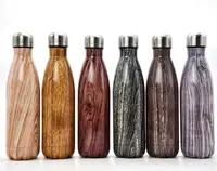 

Vacuum insulated stainless steel metal cola shaped drinking water bottle with custom logo sport bottle