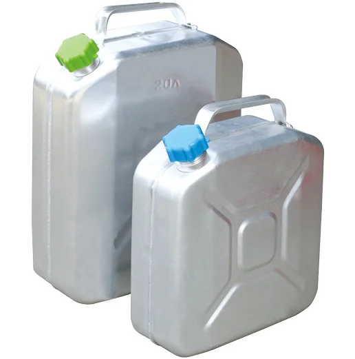 Aluminum Jerry Can Fuel Petrol Diesel Tank Portable Oil Water Container