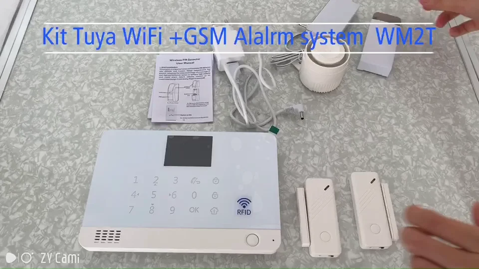 2019 New Tuya Alarm System With Door Sensor Motion Sensor Remote