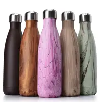 

500ml grain vacuum insulated stainless steel double wall sport water bottle