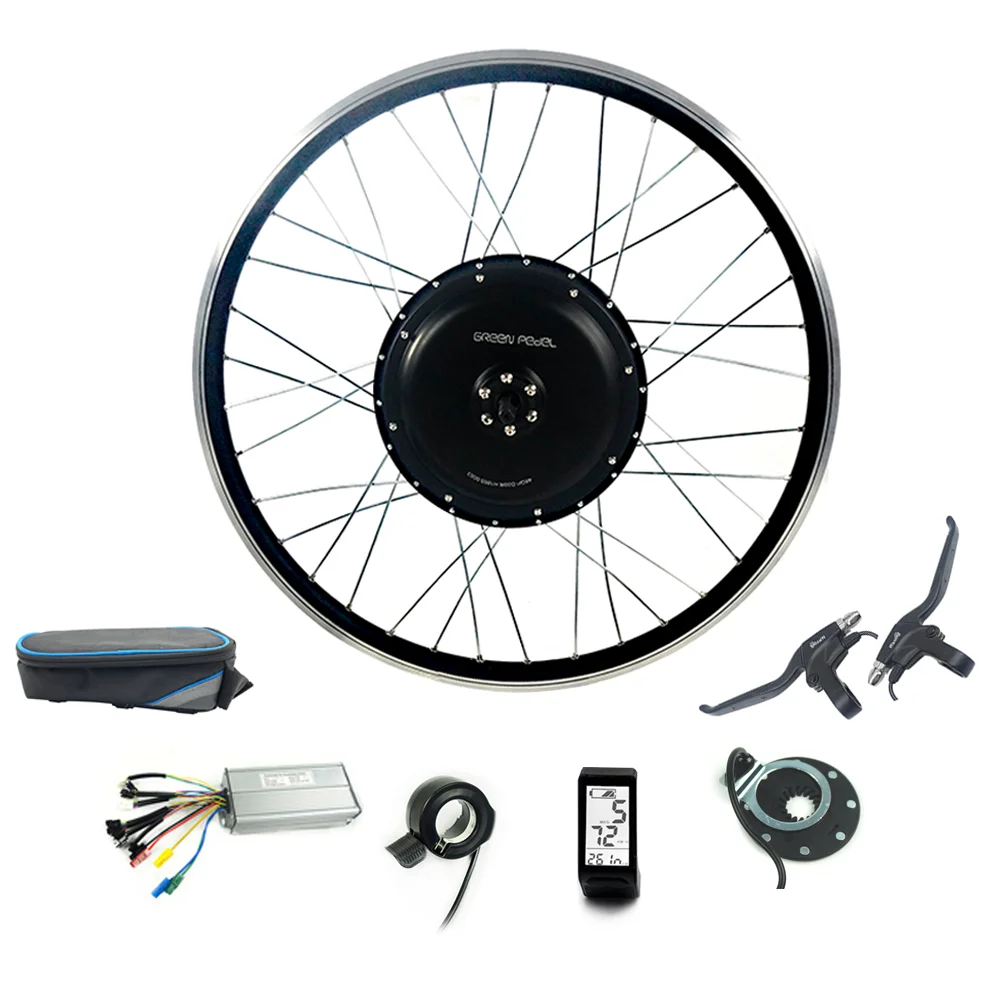 

Greenpedel 48v 1000w high power rear wheel hub motor electric bike conversion kit for ebike