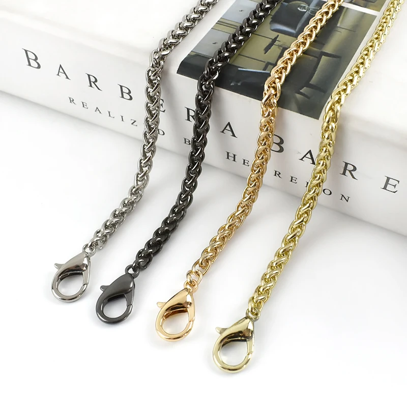 

Meetee BF276 5mm Replaceable Shoulder Strap Handbag DIY Handmade Accessories Iron Lantern Chain, Gold/silver/gun black/light gold