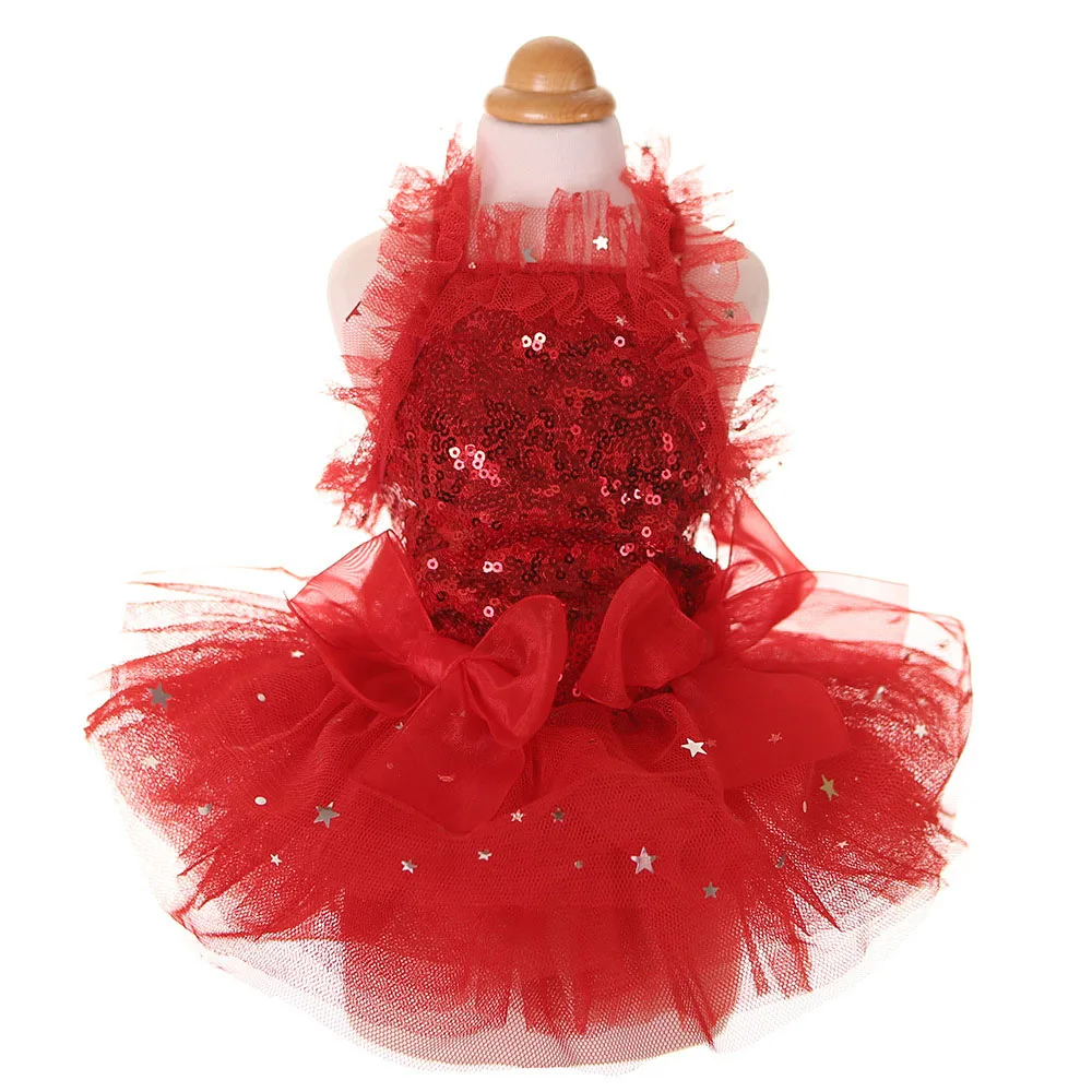 

Spring and summer new pet dog clothes shiny pettiskirt wholesale