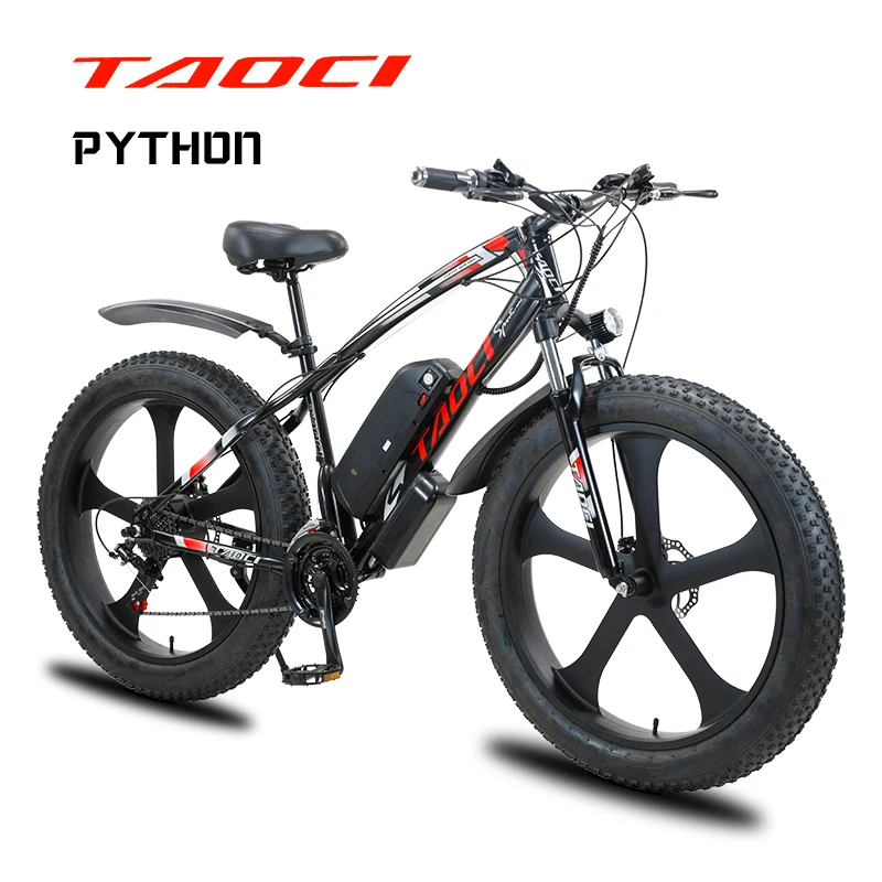 

Ebike 26 inch 45km/h 48V1000W Electric Bicycle Snow Bike Fat Tire 40-50km Motorcycle Snow 26*4.0 Tyre Model Lithium Battery 13AH