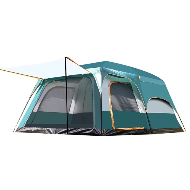 

Outdoor 5 To 10 Person Two Bedrooms And One Bedroom Waterproof Camping Tent For Sale