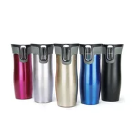 

RTS New Products Double Walled Autoseal Coffee Mug Travel Mug Portable Tumbler Cups With One Button Lock