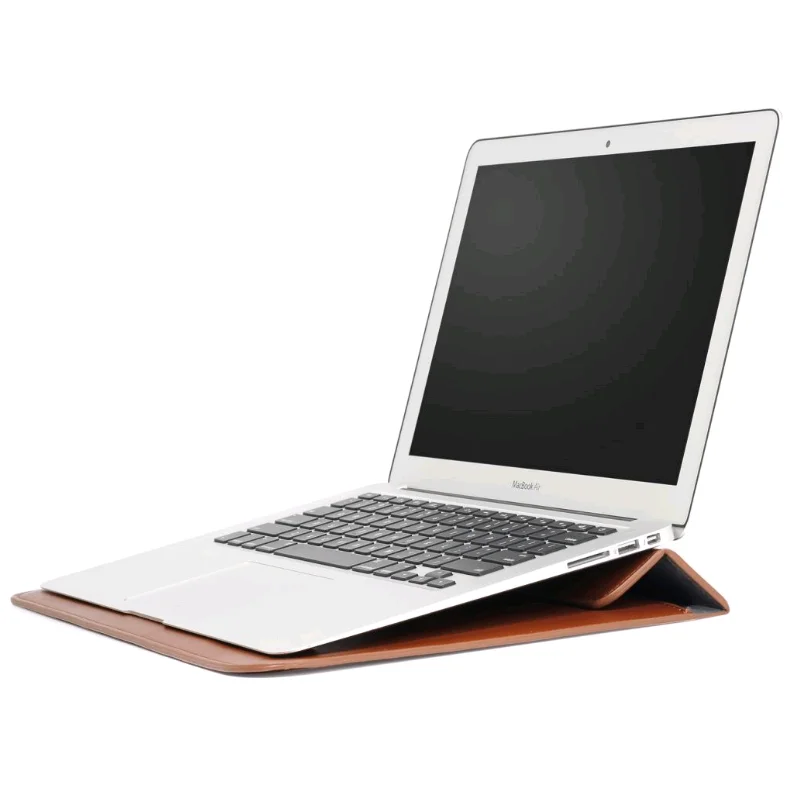 

Soft Messenger PU Leather Pocket Pro Stand Case for Apple MacBook Air 13.3 Laptop Sleeve Bag