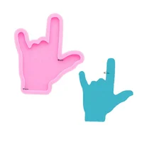 

S620 wholesale Shiny silicone hand molds for jewelry resin Craft DIY