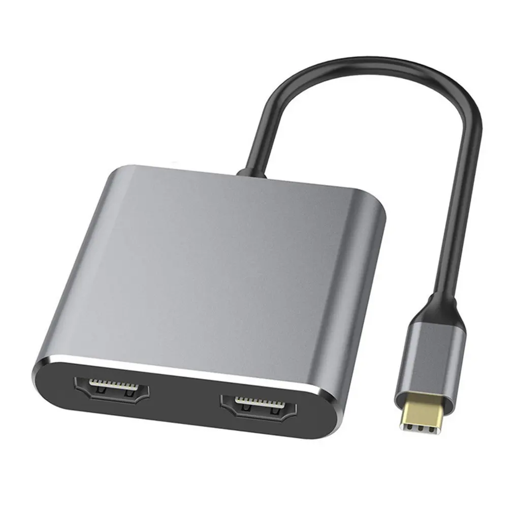 

Type C to Dual HDTV 2 in 1 Adapter USB-C 3.1 to 4K HDTV for Laptop