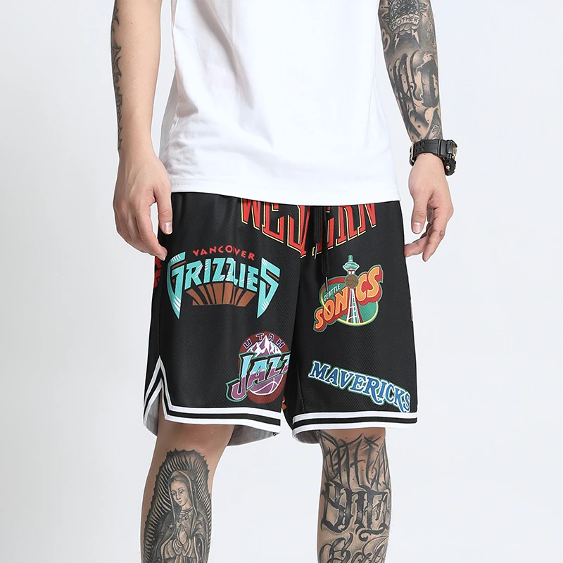 

High Quality Custom Youth Basketball Training Digital Sublimation Printing Basketball Shorts, Different color is available