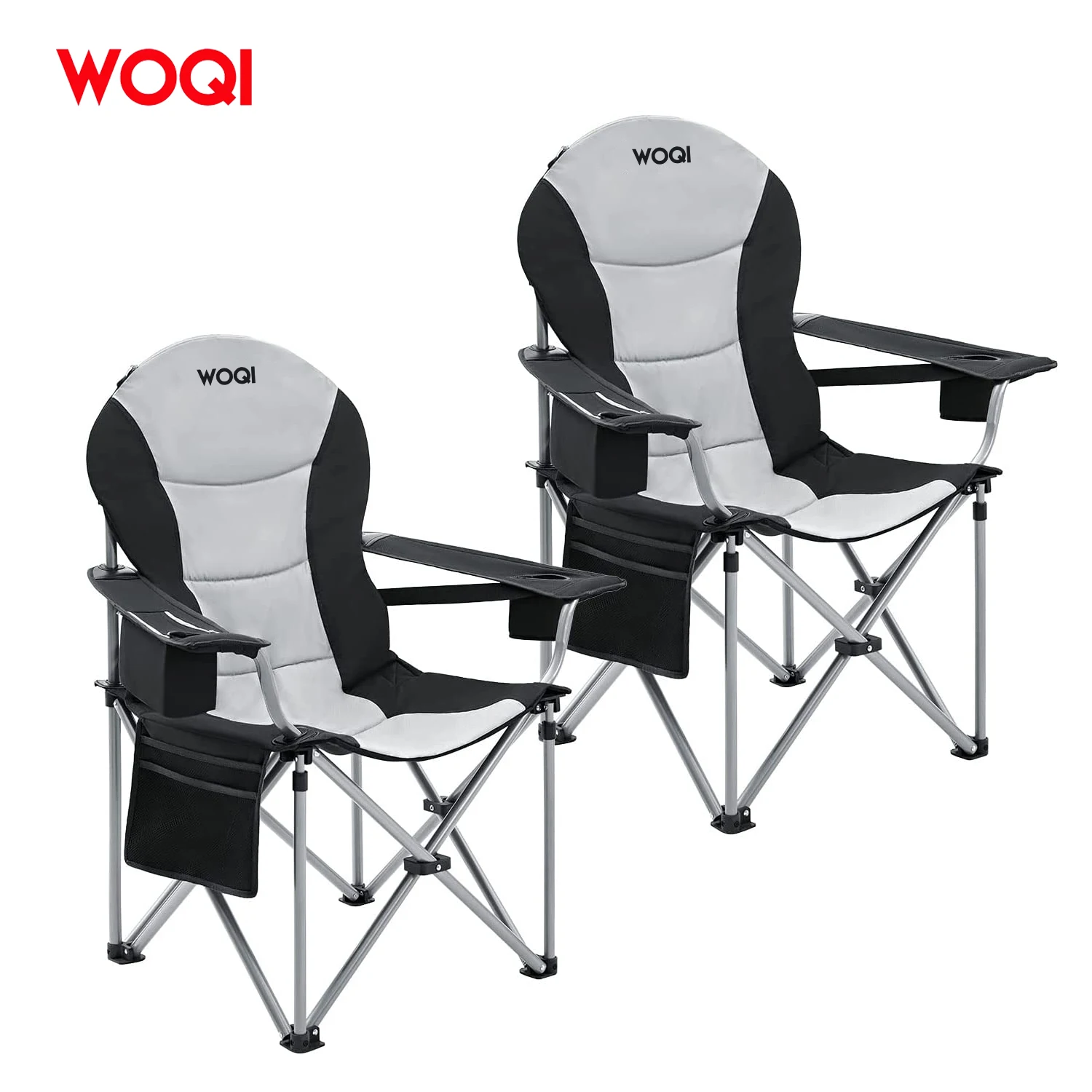 WOQI Wholesale Modern  Lightweight Outdoor Folding Chair for Picnic Travel Beach Camping & Park Use