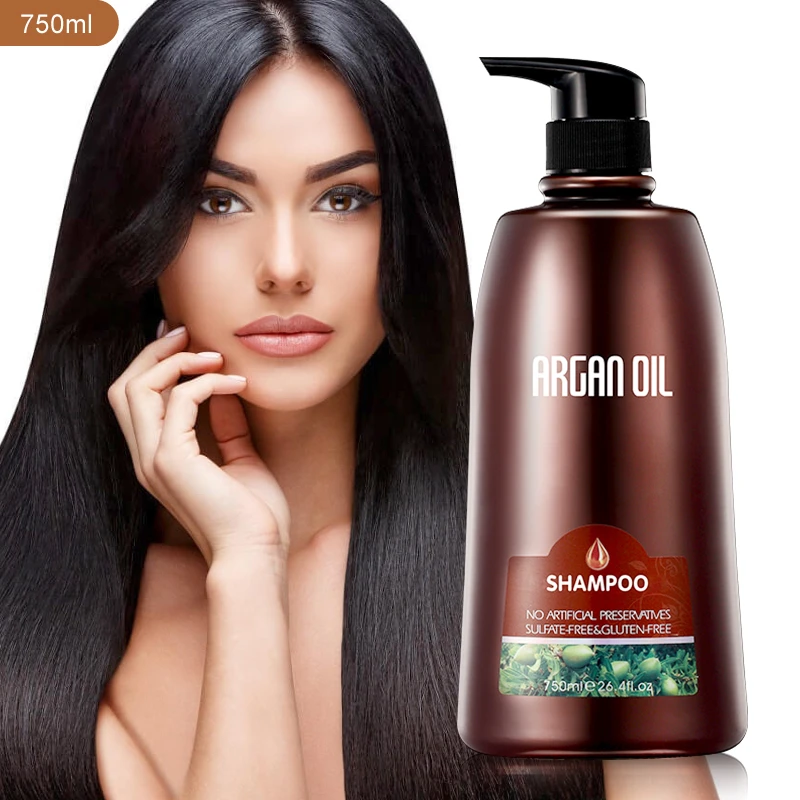 

Argan Oil Shampoo Private Label Oil-Control Gently Cleanse Moisturizing Smoothing Anti Dandruff Anti Frizzy 750ml