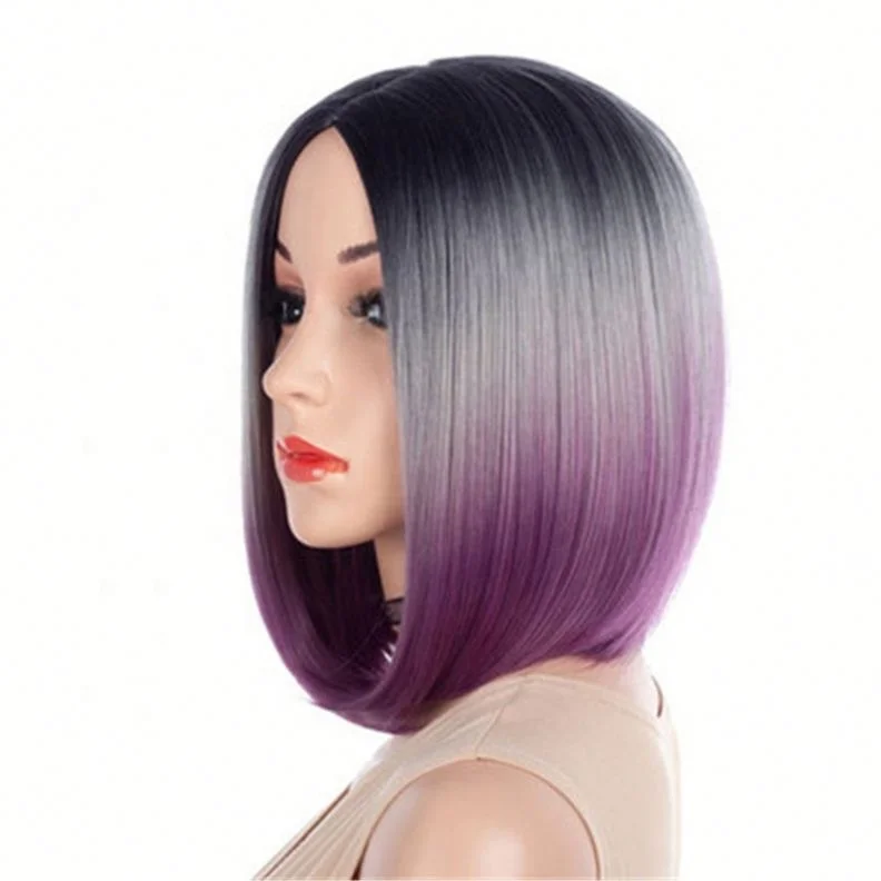 

Sexy Nightclub Women Wig Female African Small Curly Short Hair Brown