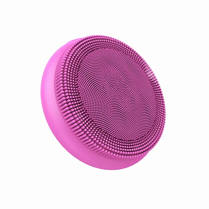 

best selling products 2019 in usa mini electric massager silicone facial cleanser face cleansing brush, Pink, purple, green