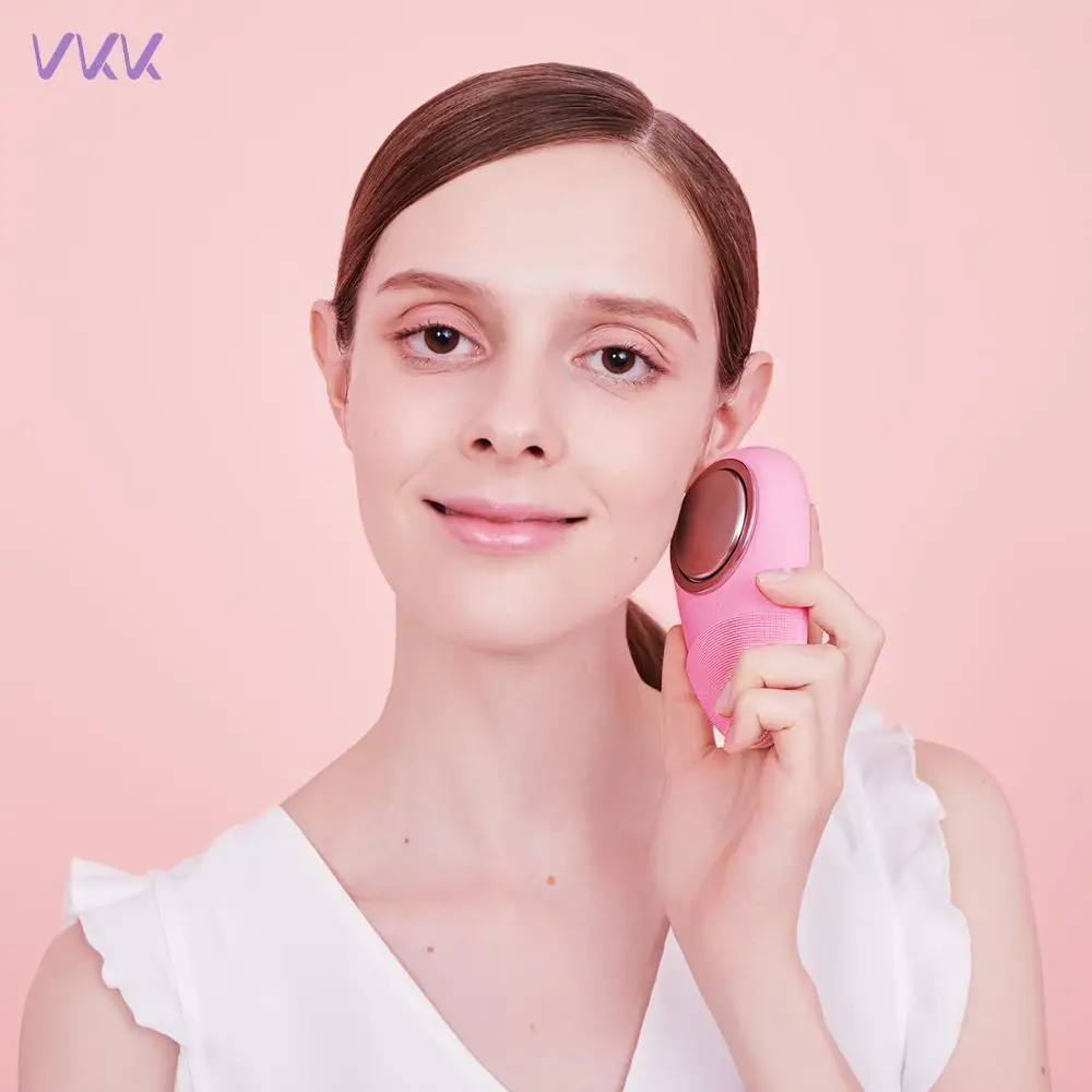 
Vkk Best Seller Waterproof Pore Cleanser Electric Sonic 3D Facial Cleansing Brush 