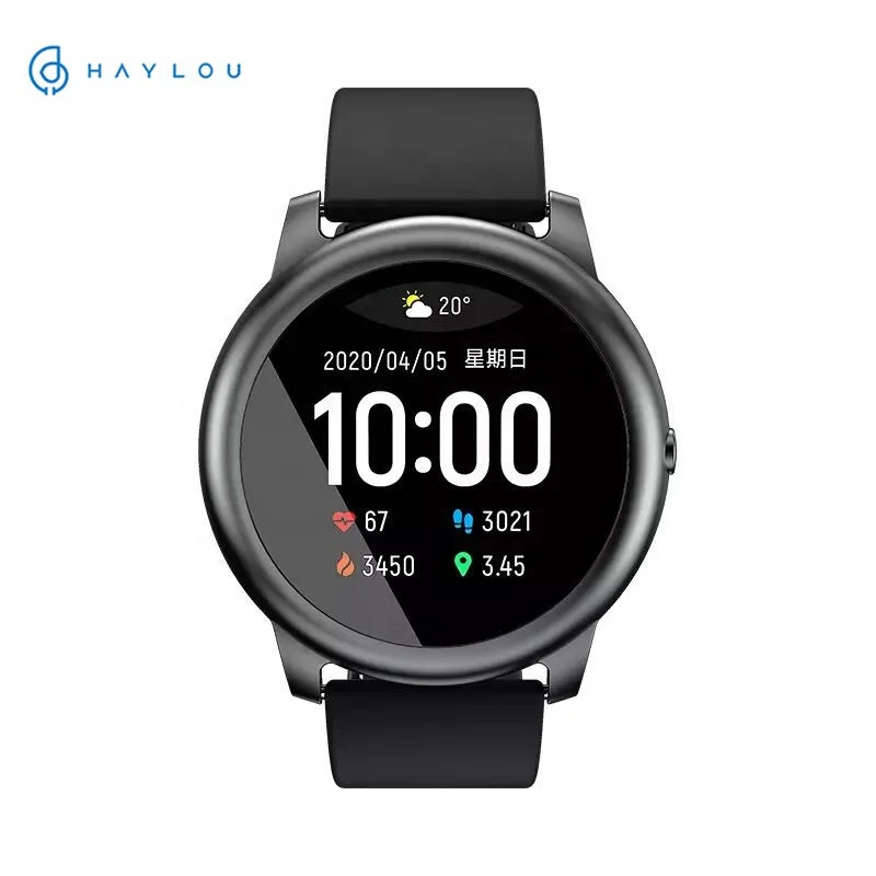 

Haylou LS05 Solar Smart Watch Global Version Fitness Sleep Heart Rate Monitoring with 12 Sport Modes