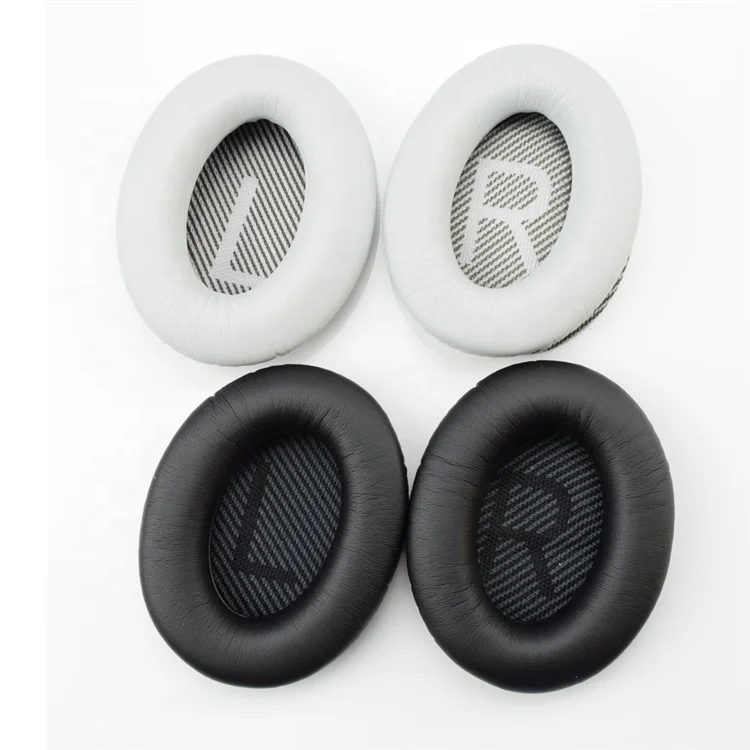 

Replacement foam Earmuffs Ear Pads Cushion Earpads for Bose QuietComfort QC35/QC35 headset sliver, Balck grey