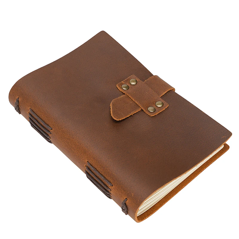 

Custom Vintage Travellers Genuine Leather Notebook Covers Handmade Diary Real Leather Journal