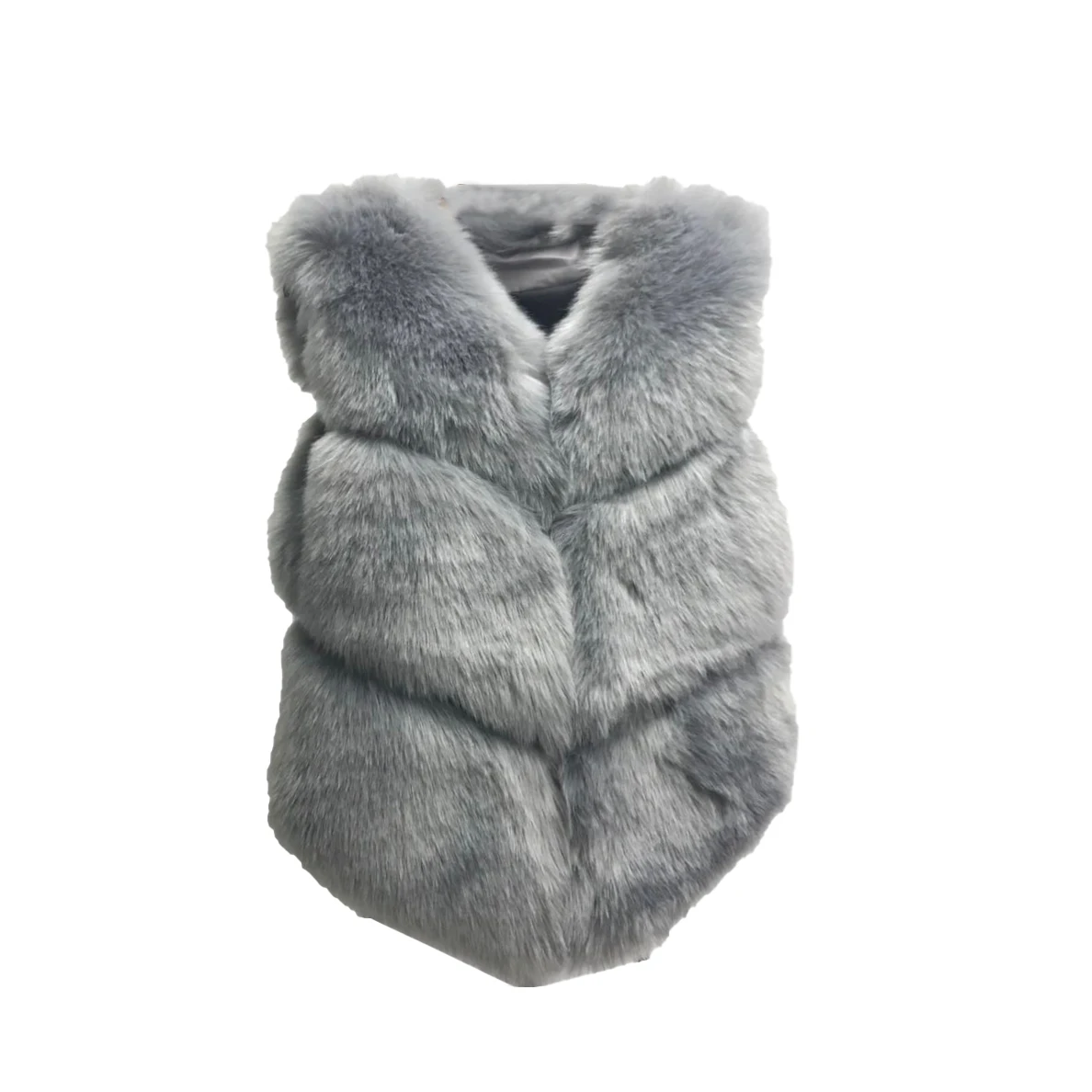 

Hot Sale Gilet Women Faux Fur Fashion Faux Fox Fur Vest