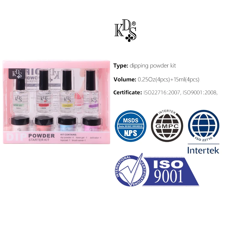 Kds Dip Powder Nails Starter Kits,Acrylic Dipping Powder Sets With Free Samples - Buy Dip Powder