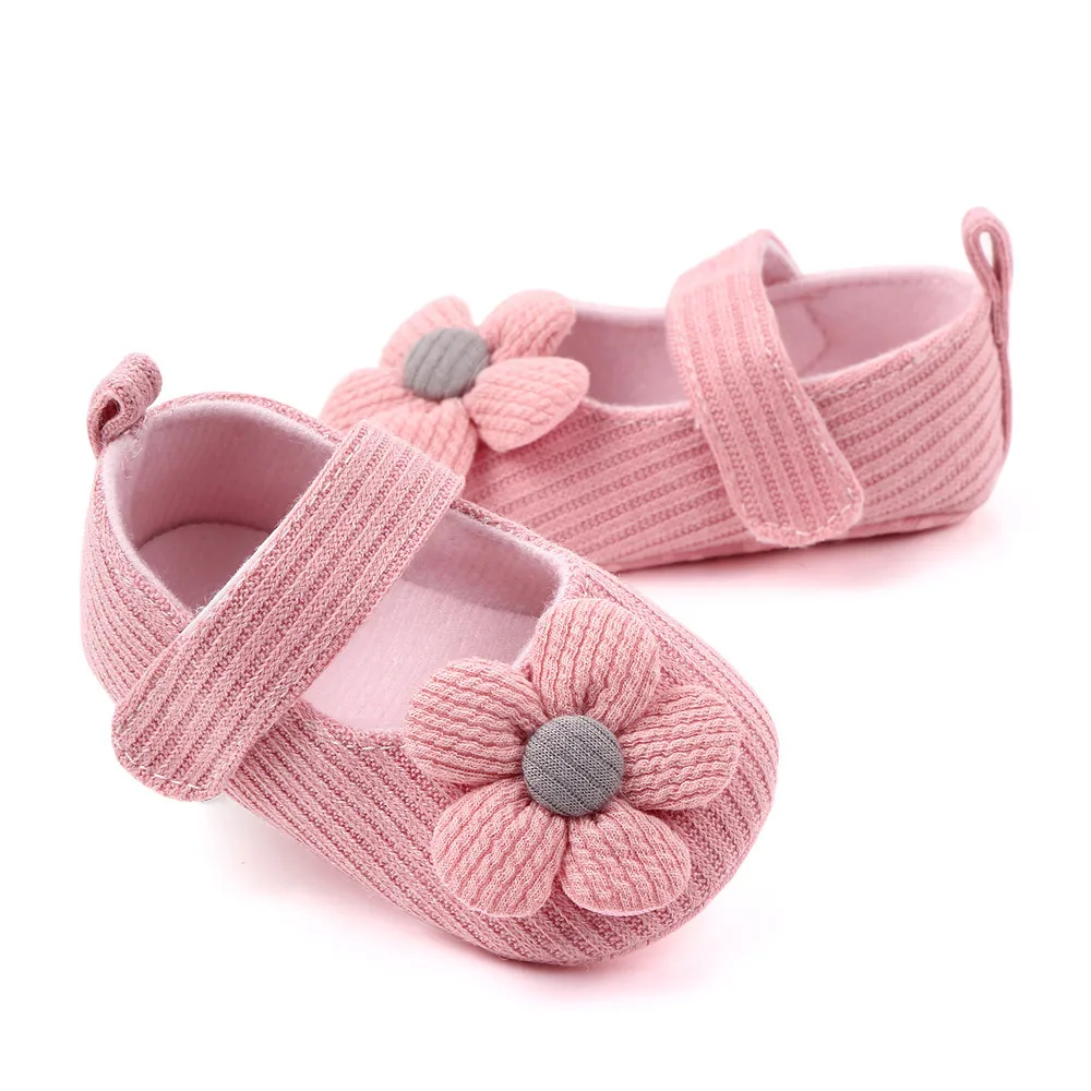 
design own oem branded hot selling 0-1 year princess floral wool baby girl shoes toddler 