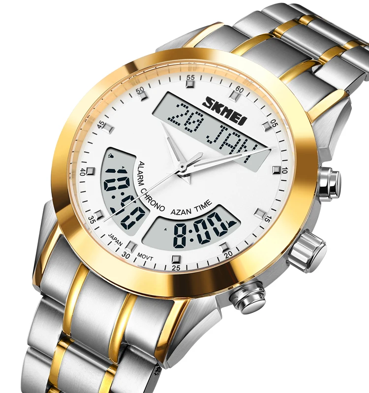 

SKMEI Q036 New Release Fashion Luxury Muslim Prayer Watches Men Waterproof Qibla Wristwatch
