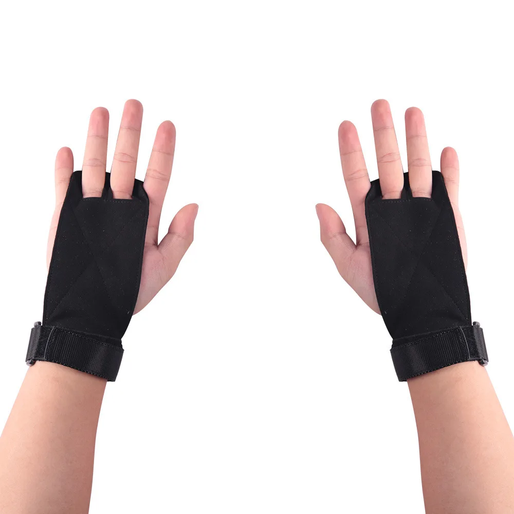 

Anti-Skid Weight Lifting Grip Pads for Fitness Palm Protection, Black