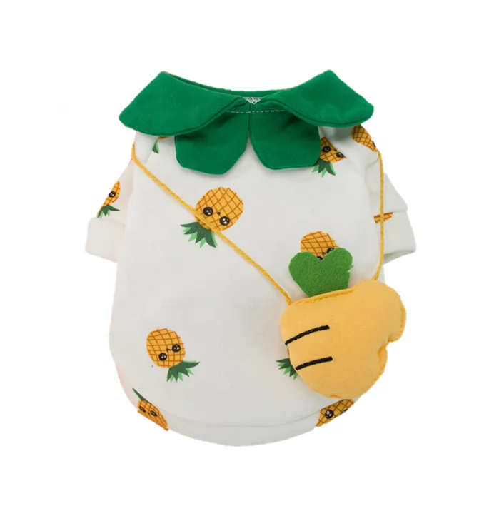 

High Quality Cat Dog Sweater Cute Cartoon Pet Clothes Luxury puppy designer clothes dog tee shirt