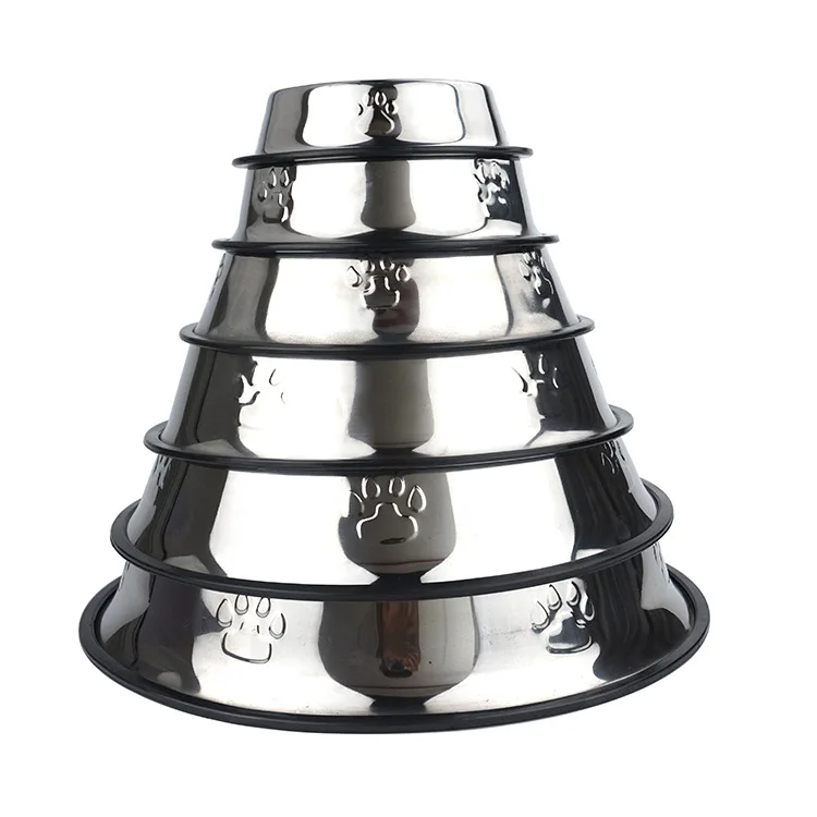 

Durable Stainless Steel Dog Bowls For Pet Puppy Pet Metal Pet Bowls Wholesale