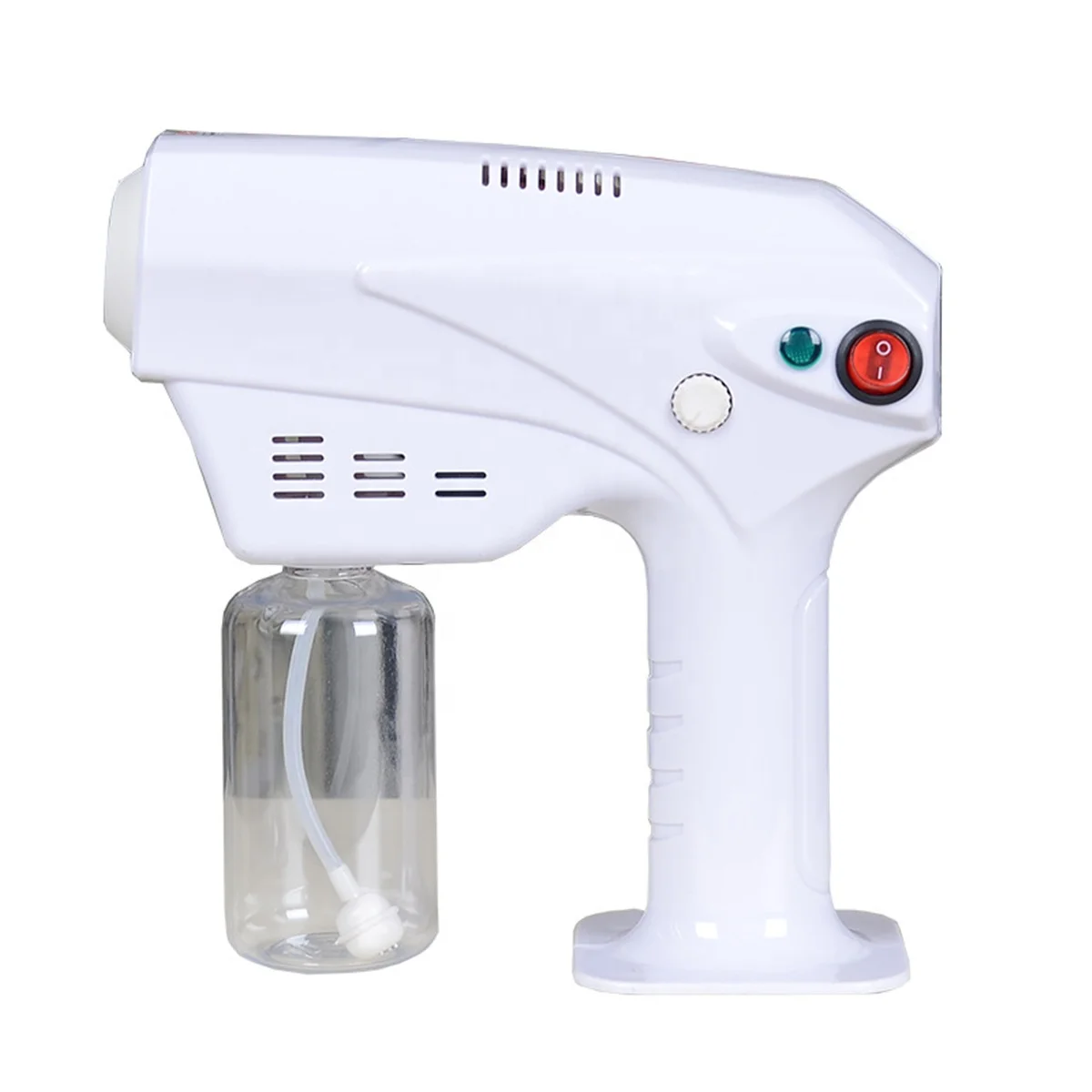 

1200W Car/Home/Office Humidifier Antisepsis Fogging Gun Hair Spray Nano Mister Nano Steam Gun 280ML Tank Blue Nano Spray Gun