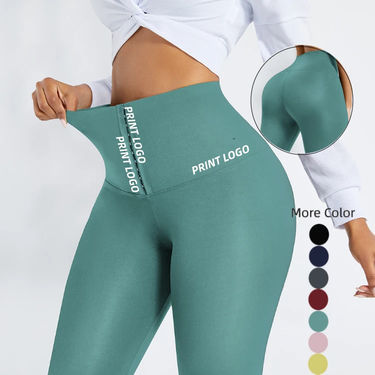 

2021 Thick Plush Hip lift Hook Waist Yoga Pants Corset Yoga Leggings Women Fitness Sportswear Pants, As pictures and can be customized